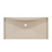 Mapa PP protectie documente DL landscape, inchidere cu capsa, 10/set, Optima - fumuriu