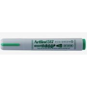 Marker pentru tabla de scris 517 Eco Green - Dry safe ink 48h, varf rotund 3.0mm - verde