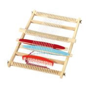 Razboi de tesut pentru copii cu suveici si accesorii