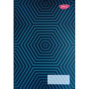 Registru A4 96 file, model geometric, albastru, RG496DR