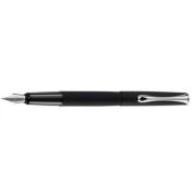 Stilou Esteem, cu penita F, din otel inoxidabil - black Barley
