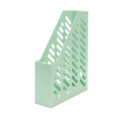 Suport vertical plastic pentru cataloage Klassik - verde pastel