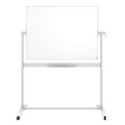 Tabla mobila NOBO Classic, otel lacuit, 120x90 cm, magnetica, include marker si tavita, alb