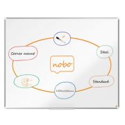 Tabla NOBO Premium Plus, otel lacuit, 150x100 cm, magnetica, include marker si tavita, alb