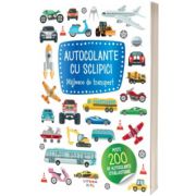 Autocolante cu sclipici. Mijloace de transport