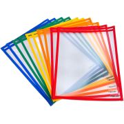 Buzunare transparente A4 reutilizabile pentru invatare