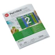 Folie laminare GBC, la cald, auto-adeziva, A4, 75 microni, 25 buc/set