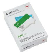 Folie laminare GBC, la cald, tip card, 60x90mm, 125 microni, 100 buc/set