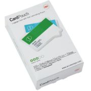 Folie laminare GBC, la cald, tip ecuson, 64x108mm, 125 microni, 100 buc/set