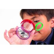 Lupa cu recipient din plastic transparent