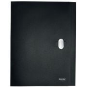 Mapa cu elastic Recycle Jumbo, PP cu amprenta CO2 neutra, partial reciclat, A4, 250coli, negru