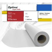 Rola copiator A1+ , 80gr, 610mm x 175m, Optima Premium