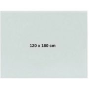 Tabla alba magnetica din sticla, 120 x 180 cm, (burete, spray, magneti)