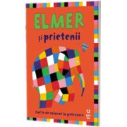 Elmer si prietenii lui, carte de colorat pentru petreceri