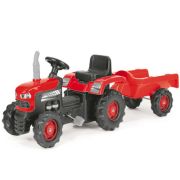Primul meu tractor cu remorca (rosu)