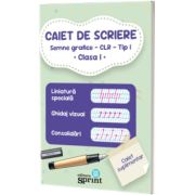 Caiet de scriere. Semne grafice - CLR - Tip 1 Clasa 1