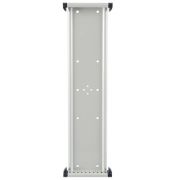 Display metalic pentru perete (suport pentru 10 buzunare A4, cu rama metalica), DJOIS - gri