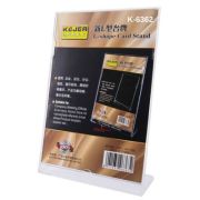 Display plastic pentru pliante, forma L, A5 - portrait (148 x 210mm), - transparent