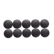 Magneti forma rotunda, D15mm, 0.15 kg forta, 10 buc/set, Solid - negru