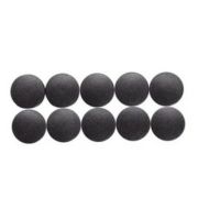 Magneti forma rotunda, D20mm, 0.30 kg forta, 10 buc/set, Solid - negru