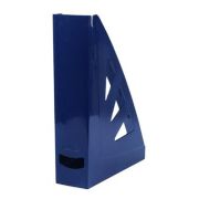 Suport vertical plastic pentru cataloage - bleumarin