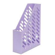 Suport vertical plastic pentru cataloage Klassik - violet pastel