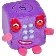 Mini mascota din plus Numberblocks Blocklets - Sase