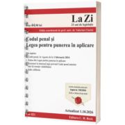 Codul penal si Legea pentru punerea in aplicare