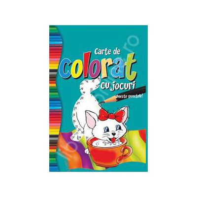 Carte de colorat cu jocuri