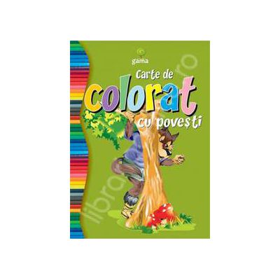 Carte de colorat cu povesti