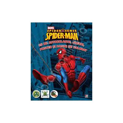 Spider-Man. 25 de autocolante, jocuri, poster si pagini de colorat Spider-Man. 25 de autocolante, jocuri, poster si pagini de colorat