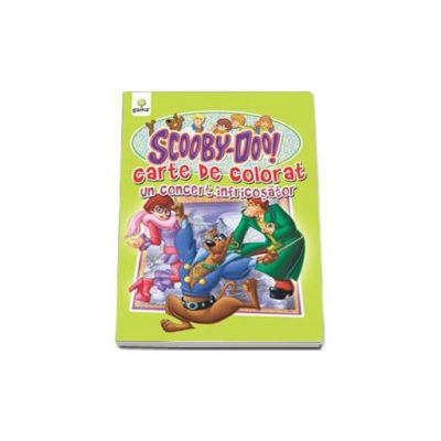 Scooby-Doo. Un concert infricosator (carte de colorat)