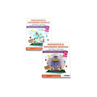 Set 2 caiete - Matematica si explorarea mediului, pentru clasa a II-a. Caietul elevului pentru semestrele I si II (Mirela Mihaescu) Set 2 caiete - Matematica si explorarea mediului, pentru clasa a II-a. Caietul elevului pentru semestrele I si II (Mirela Mihaescu)