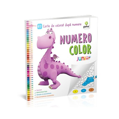 NumeroColor. Junior Plus - Carte de colorat dupa numere NumeroColor. Junior Plus - Carte de colorat dupa numere