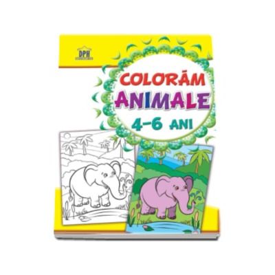 Coloram animalele - Pentru 4-6 ani Coloram animalele - Pentru 4-6 ani