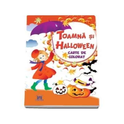 Toamna si Halloween - Carte de colorat