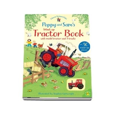 Poppy and Sams wind-up tractor book