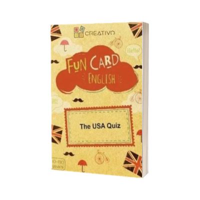 Fun card English The USA Quiz, CREATIVO