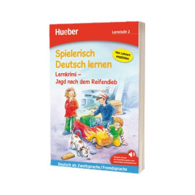 Spielerisch Deutsch lernen. Lernkrimi - Jagd nach dem Reifendieb. Buch mit MP3 Download