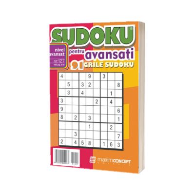Sudoku pentru avansati. 91 grile sudoku. Numarul 127