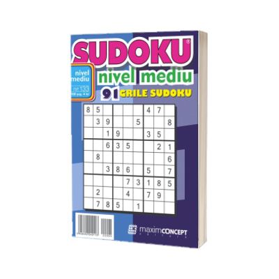 Sudoku nivel mediu. 91 grile sudoku. Numarul 133