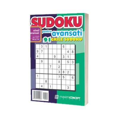 Sudoku pentru avansati. 91 grile sudoku. Numarul 137