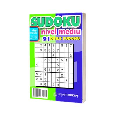 Sudoku nivel mediu. 91 grile sudoku. Numarul 148