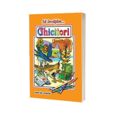 Sa invatam... Ghicitori - Carte de colorat, format A4
