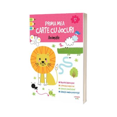 Prima mea carte cu jocuri. Animale (2-3 ani)