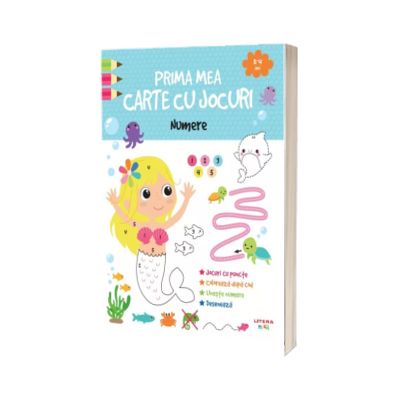 Prima mea carte cu jocuri. Numere (3-4 ani)