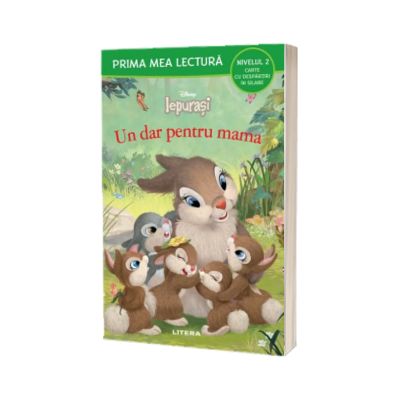 Disney Iepurasi. Un dar pentru mama (Nivelul 2 Carte cu despartiri in silabe)