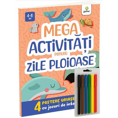 MEGA activitati pentru zile ploioase