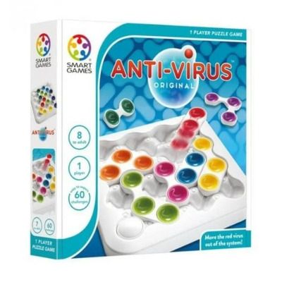 Smart Games - Anti-Virus, joc de logica cu 60 de provocari, 8+ ani