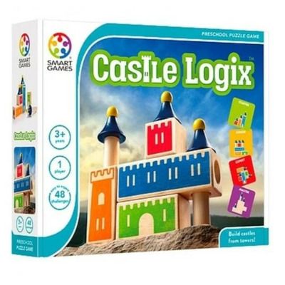 Smart Games - Castle Logix, joc de logica cu 48 de provocari, 3+ ani